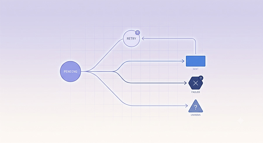 OpenClaw 自動化通知失敗狀態拆分與錯誤路由處理流程圖